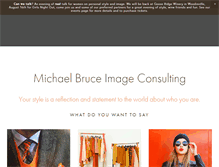 Tablet Screenshot of michaelbruceimageconsulting.com